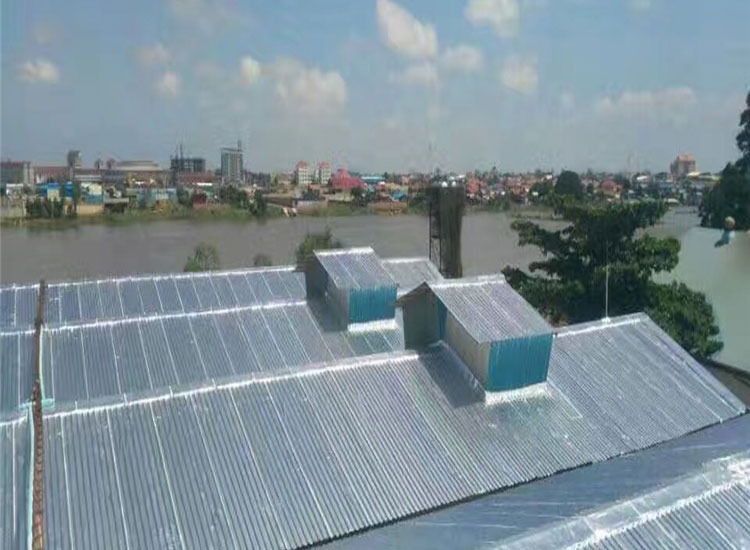 柬埔寨服装厂钢结构屋面成功案例